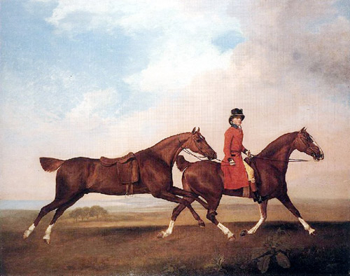 William Anderson with Two Saddle-horses