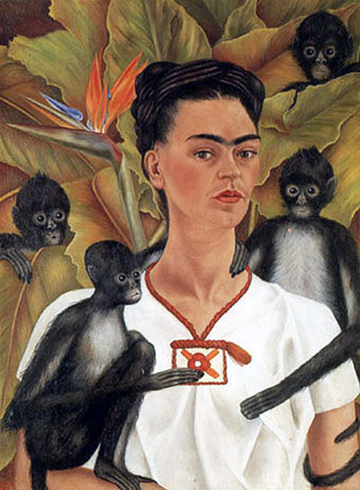 Self Portrait with Monkeys