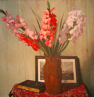 Still Life with Gladiolen