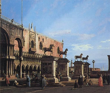 Capriccio With the Four Horses From San Marco