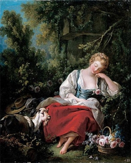 Dreaming Shepherdess