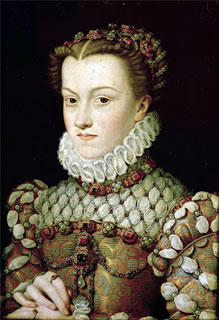 Portrait of Elizabeth of Austria Queen of France