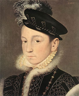 Portrait of King Charles IX of France