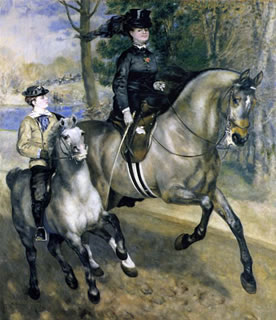 Riding in the Bois de Boulogne (Madame Darras)