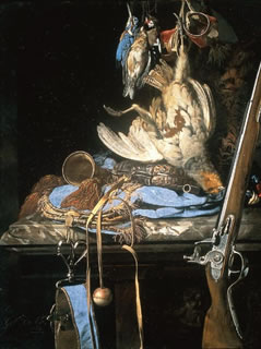 Still Life with Hunting Equipment and Dead Birds