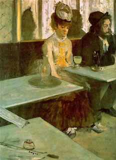 The Absinthe Drinker (In a Cafe)