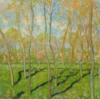 Trees in Winter, View of Bennecourt