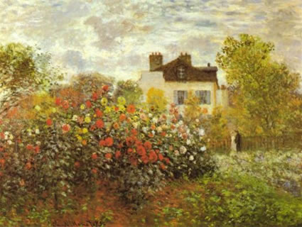 Monets Garden at Argenteuil