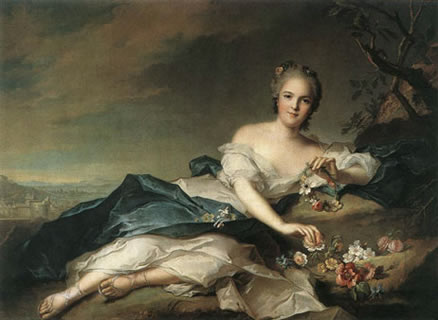 Portrait of Henrietta Maria of France as Flora