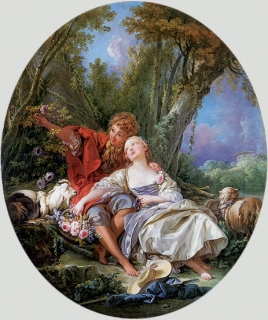 Shepherd and Shepherdess Reposing (The School of Love)