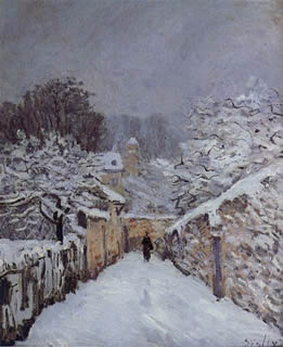 Snow at Louveciennes