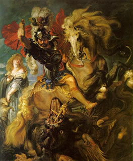 The Combat Between Saint George and the Dragon