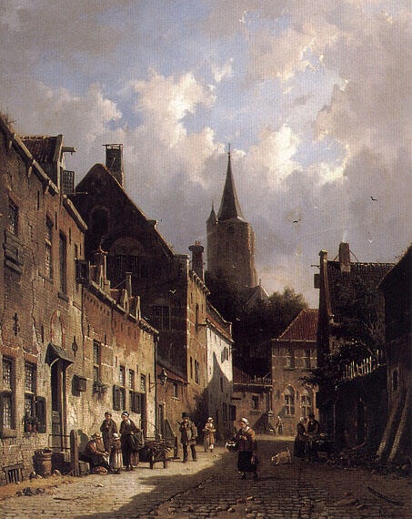 A Dutch Street Scene b