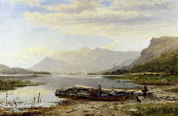 Derwentwater From Ladore, Morning, With Skiddaw In The Distance