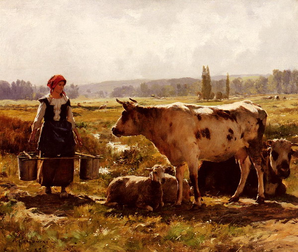 La Laitiere The Milkmaid