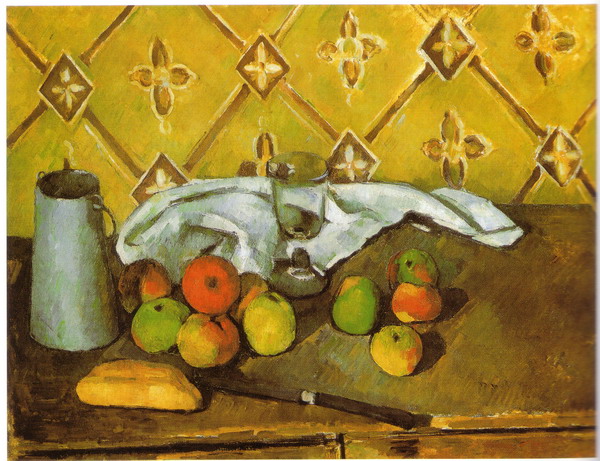 Jug,Fruit, Cloth and Glass