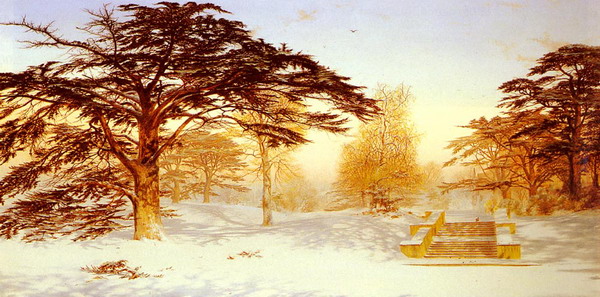 Untrodden Snow, The Terrace, Holland House, Three Miles