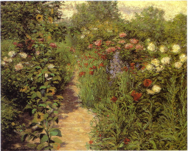 Garden at Giverny 0(in 0the Monets Garden),c.1887