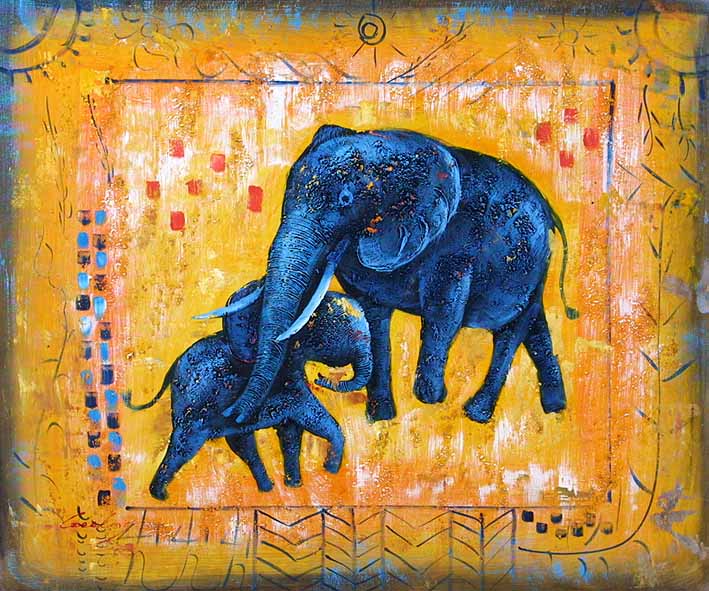 Blue Elephants