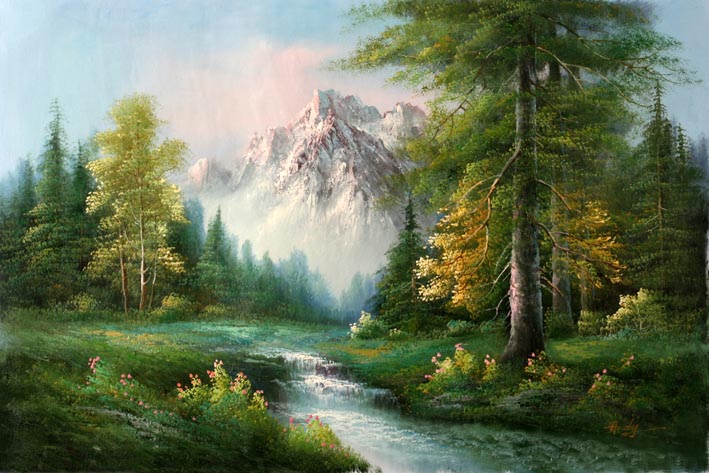 Classic Mountain Landscape