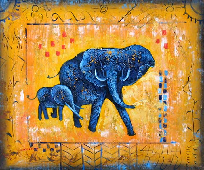 Blue Elephants