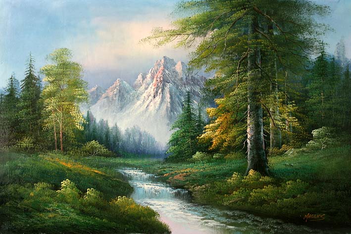 Classic Mountain Landscape