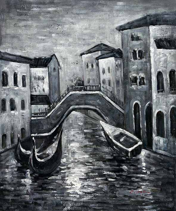 Gondolas in the Canal