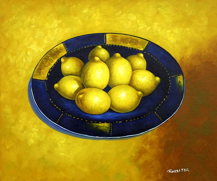 Lemons On A Dish