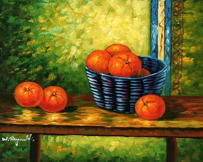 A Basket of Oranges