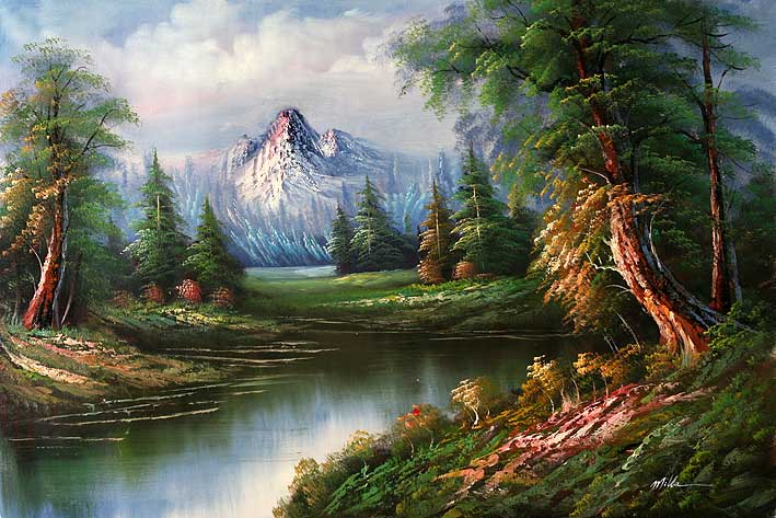 Classic Mountain Lanscape