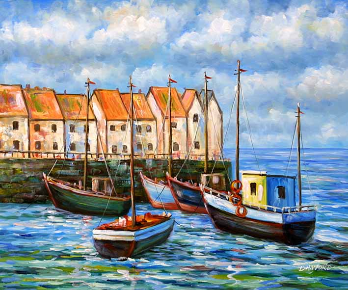 Quay with Fishermen Houses