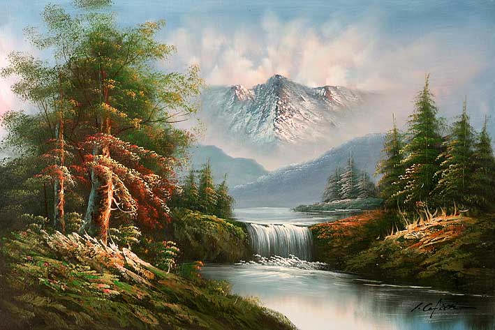 Classic Mountain Landscape