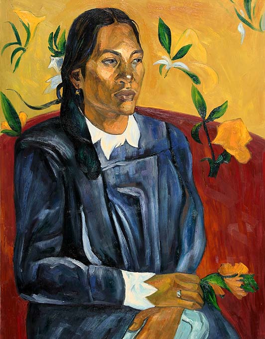 Vahine no te tiare (Woman with a Flower)