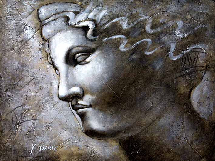 Roman Statue Female Head