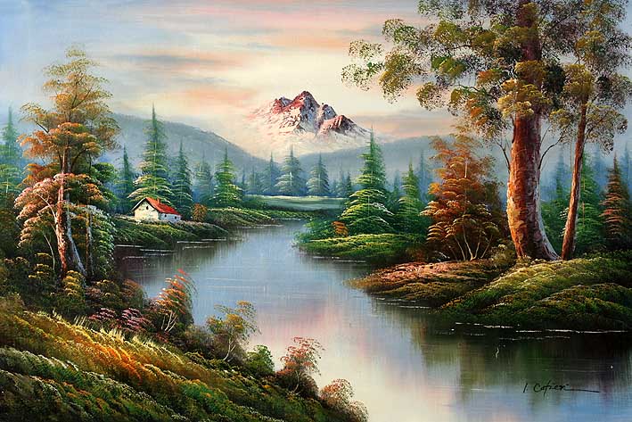 Classic Mountain Landscape