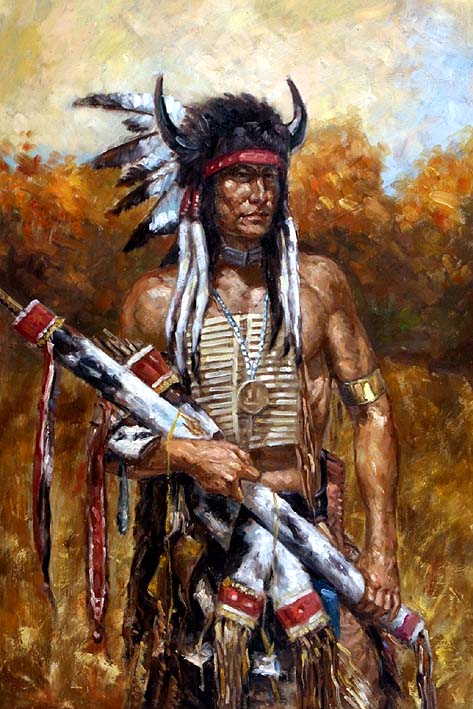 Sioux Warrior, I