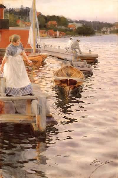 Anders Zorn Lappings of the waves