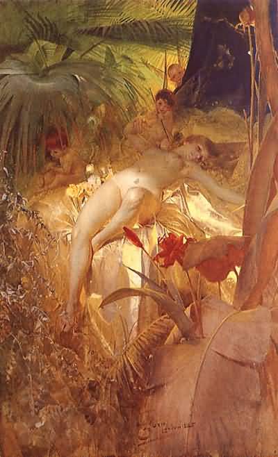 Anders Zorn Love nymph