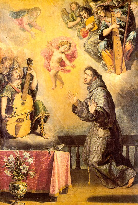 CARDUCHO Vicente The Vision of St Anthony of Padua