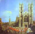 Canaletto London Westminster Abbey, with a Procession of Knights of the Bath