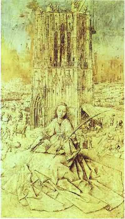 Jan van Eyck St Barbara