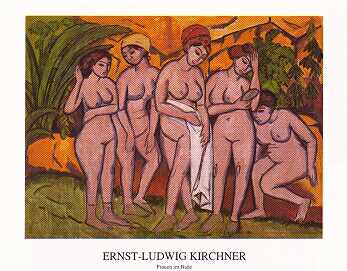 Kirchner Ernst Ludwig Frauen im Bade