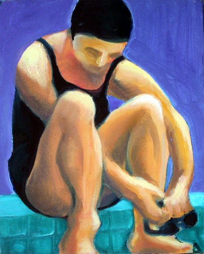 Mary Woronov swimmer