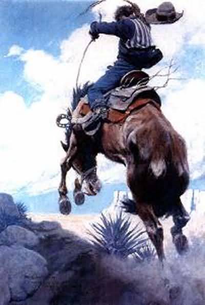 Newell Convers Wyeth Bucking Bronco