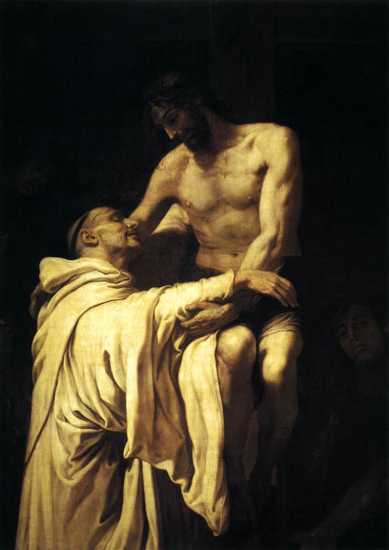 RIBALTA Francisco Christ Embracing St Bernard