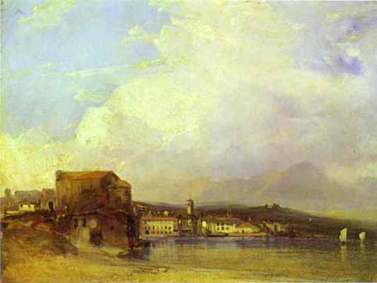 Richard Parkes Bonington Lake Lugano