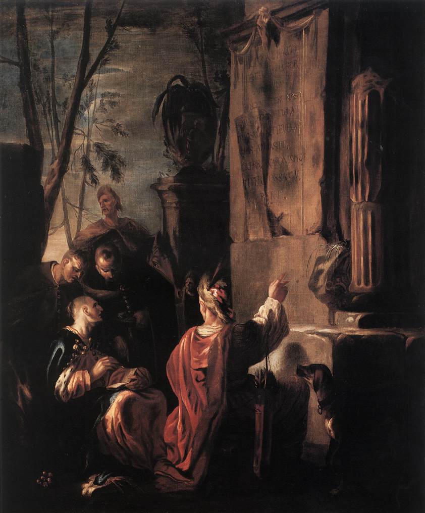 SCHONFELD Johann Heinrich Scythians at the Tomb of Ovid