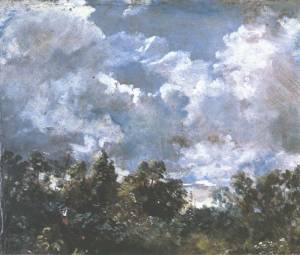 Study of Clouds and Trees - John Constable