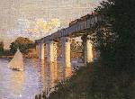 The Railroad Bridge at Argenteuil - Claude Monet