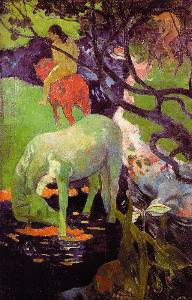 The White Horse - Paul Gauguin